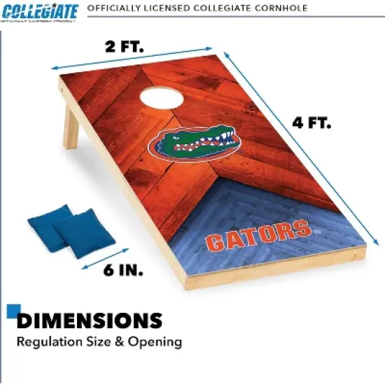 NCAA Florida Gators 2'x4' Wood Cornhole Set image {5}