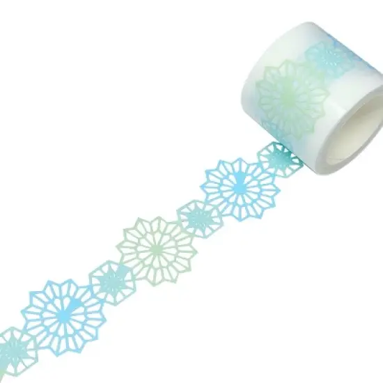 Wrapables Decorative Adhesive Scenic Pattern Hollow Sticker Tape image {20}