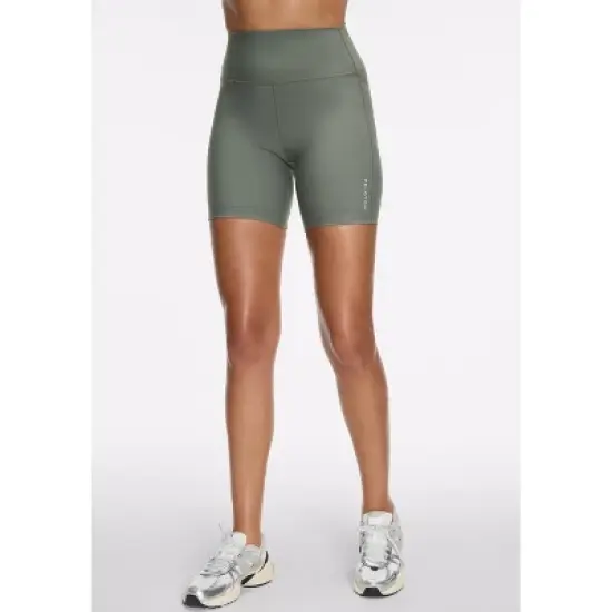 Peloton Women's Cadent High Rise Pocket Bike Short 7", Castor Gray image {5}