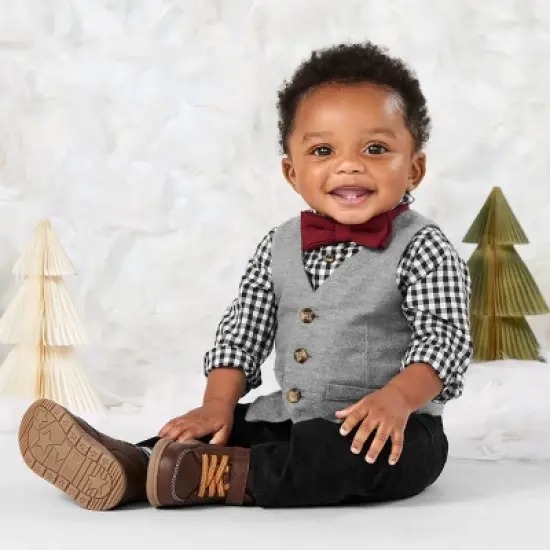 Carter's Just One You&reg;️ Baby Boys' Vest & Bottom Set - Gray image {8}