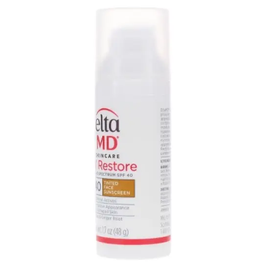 EltaMD UV Restore Broad Spectrum SPF 40 Tinted Face Sunscreen 1.7 oz image {1}