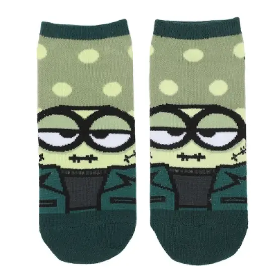 Despicable Me Minions Classic Monsters Costumes Women's 5-Pair Ankle Socks image {4}