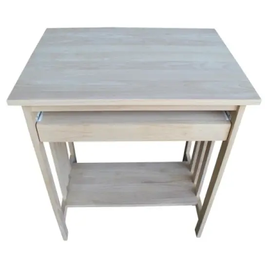 International Concepts Mission Computer Stand Unfinished image {11}