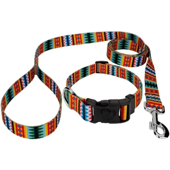 Country Brook Petz Summer Pines Deluxe Dog Collar and Leash image {5}