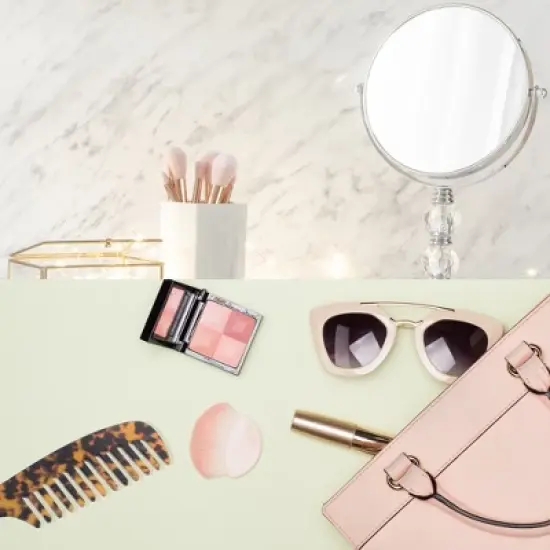 Unique Bargains Anti-Static Hair Detangling Comb Wide Tooth for Thick Curly Hair Hair Supplies Comb Leopard Print Pattern Multicolor 1 Pcs image {5}