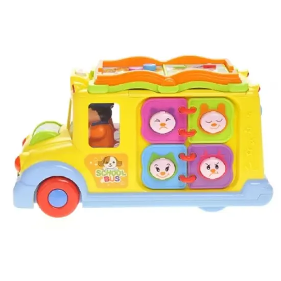 Ready! Set! Go! Educational Interactive School Bus Toy With Flashing Lights & Sounds, Great for Kids and Toddlers image {7}