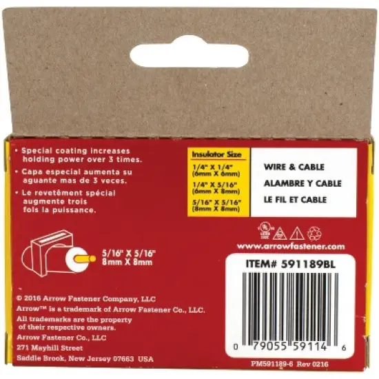 Arrow&reg; T59&trade; Insulated Staples, 300 Pack image {5}