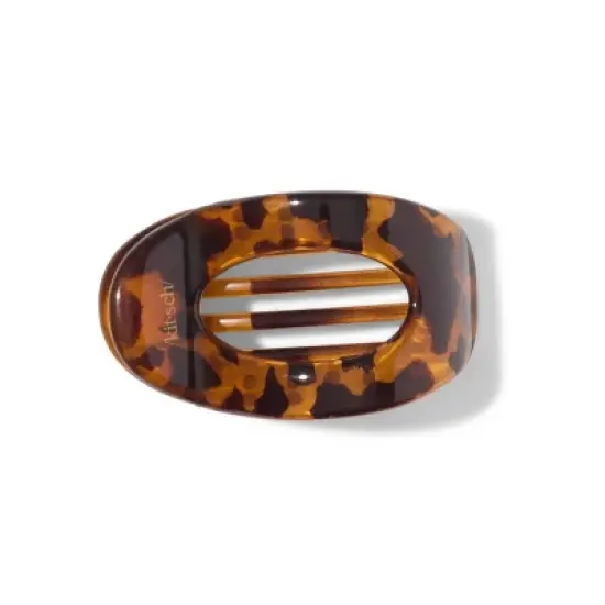 Kitsch Medium Flat Cloud Hair Claw Clip - Tortoise image {1}