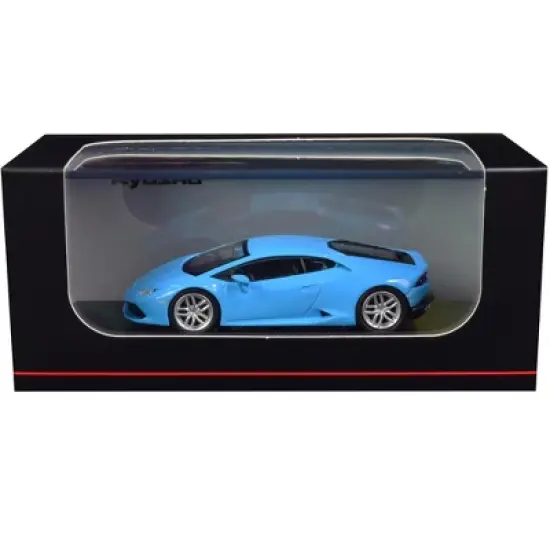 Lamborghini Huracan Coupe Light Blue 1/64 Diecast Model Car by Kyosho image {2}