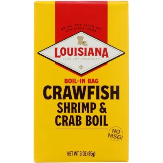 Louisiana Fish Fry Products Boil-In Bag Crawfish Shrimp and Crab Boil - 12 pack, 3 oz image {1}