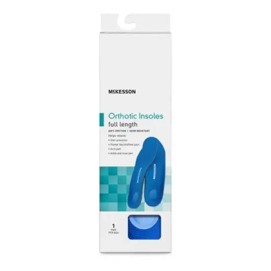 McKesson Blue Orthotic Insole Size G 16-1005-01G image {2}