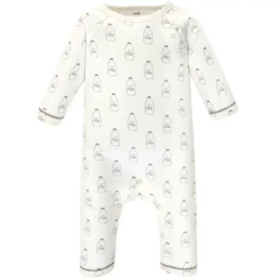 Touched by Nature Baby Organic Cotton Coveralls 3pk, Farm Friends image {1}