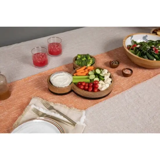 Toscana Mickey Mouse Mango Wood Shaped Serving Tray image {6}
