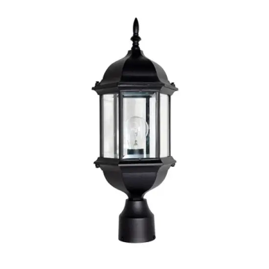 Designers Fountain Devonshire 1 - Light Lantern in  Black image {1}