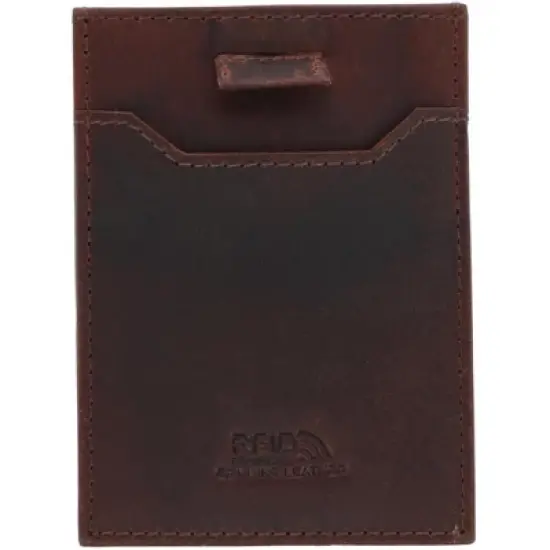 CTM Men's RFID Leather Front Pocket Card Sleeve Wallet image {3}