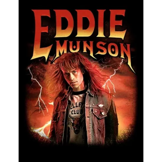 Men's Stranger Things Eddie Munson Metalhead Sweatshirt image {1}