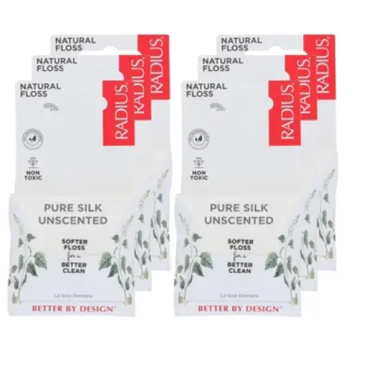 Radius Pure Silk Unscented Natural Floss - Case of 6/33 yd image {6}