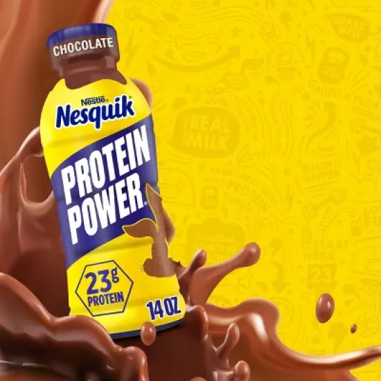 Nesquik Protein Power Chocolate - 14 fl oz​ image {1}