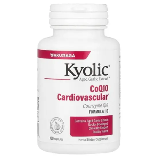 Kyolic Aged Garlic Extract, CoQ10, Cardiocascular, 100 Capsules image {3}