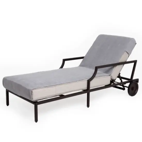 Linum Home Textiles 100% Turkish Cotton Standard Size Chaise Lounge Cover image {1}