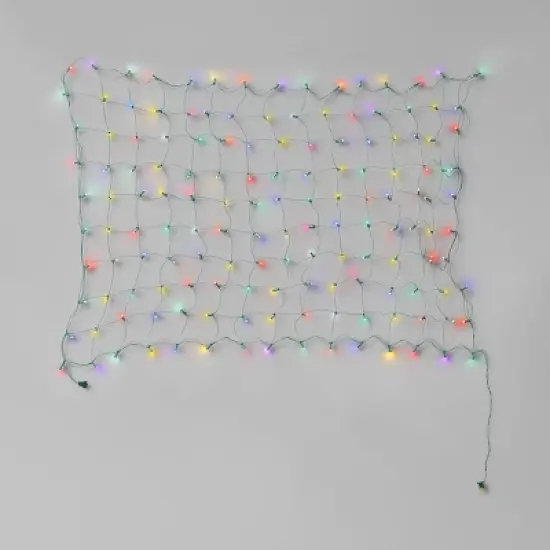 4'x6' Concave LED Christmas Net String Lights with Green Wire - Wondershop&trade; image {5}