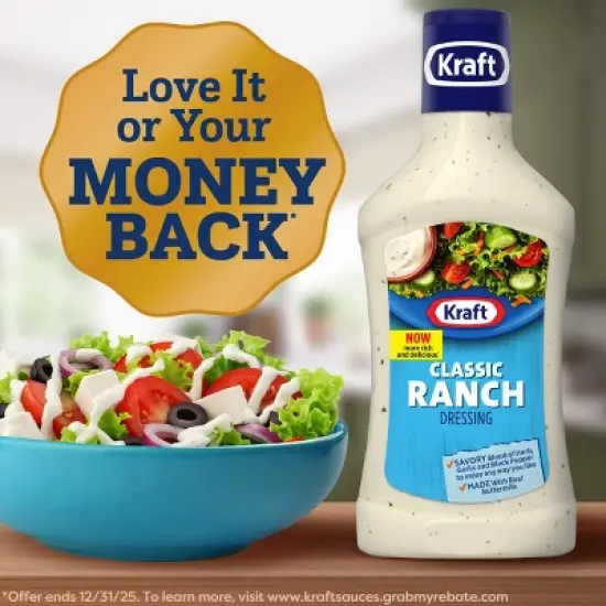 Kraft Classic Ranch Salad Dressing - 16 fl oz image {2}