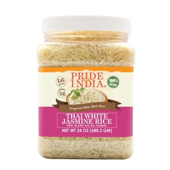 PRIDE OF INDIA Thai White Jasmine Rice image {9}