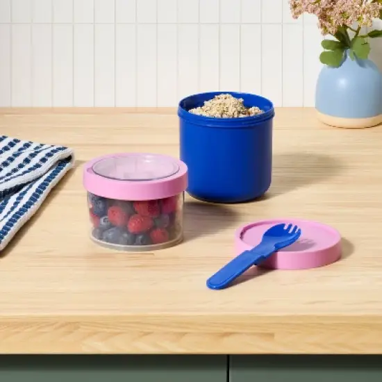 5pc Overnight Oats Food Storage Container Set - Room Essentials&trade; image {1}