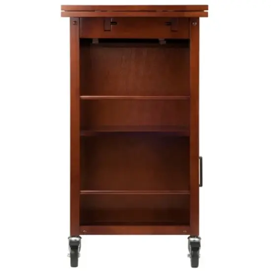 Gregory Kitchen Cart Walnut - Winsome image {4}