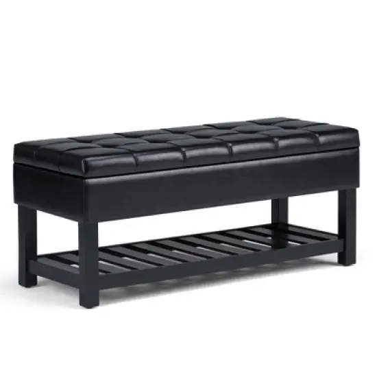 44" Wyatt Storage Ottoman Bench - WyndenHall image {9}