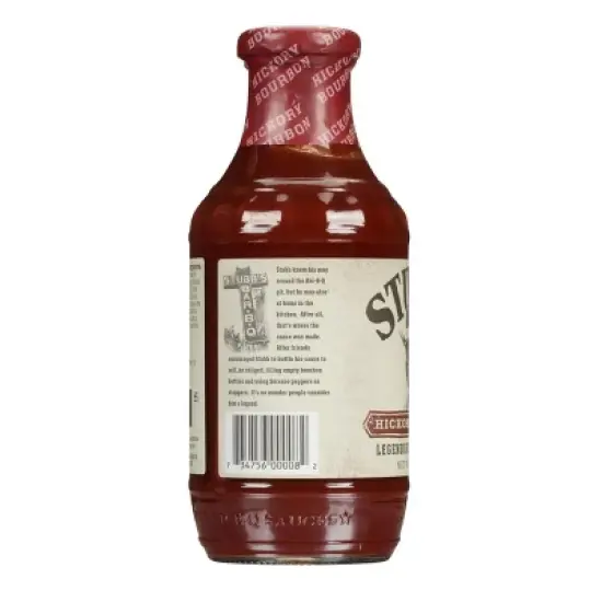 Stubb's Hickory Bourbon BBQ Sauce, 18 oz (Pack of 2) image {5}
