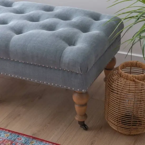 50" Isabelle Bench Blue - Linon image {5}