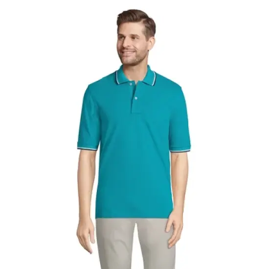 Lands' End Men's Short Sleeve Comfort-First Mesh Polo Shirt image {16}