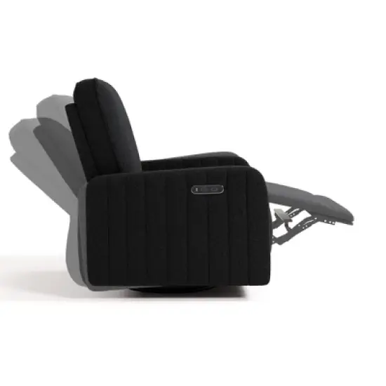 Storkcraft Kyoto Power Recliner Swivel Glider with Dual USB Charging image {9}