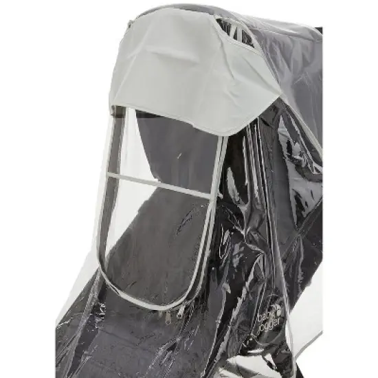 First Essentials  Universal Stroller Rain Cover Baby Travel Weather Shield Windproof & Waterproof - Clear image {3}