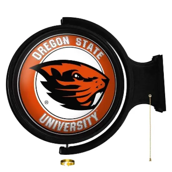 University Original Round Rotating Lighted Wall Sign image {67}