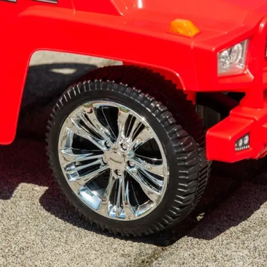 Aosom Ride on Sliding Car Toy SUV Style Baby Toddler Foot to Floor Slider Stroller w/ Horn Music Working Lights Hidden Storage Anti-overturning System  image {5}