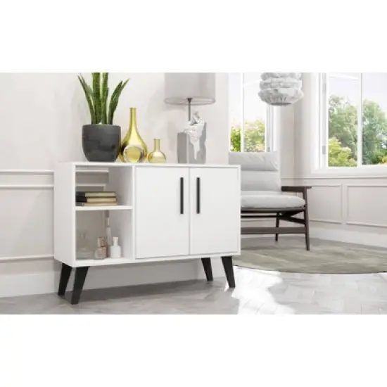 35.43" Amsterdam Sideboard White - Manhattan Comfort image {1}