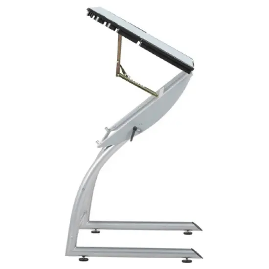 Triflex Drawing Table Soft Silver - Studio Designs image {2}