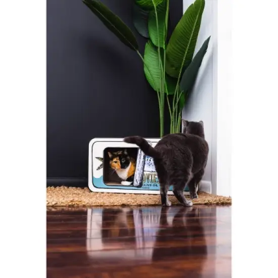 Park & Bench Catalan Cat Scratcher - Olive image {3}