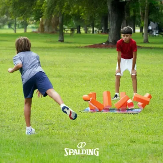Spalding Football Pylon Toss Game - Portable Fun for All Ages image {2}