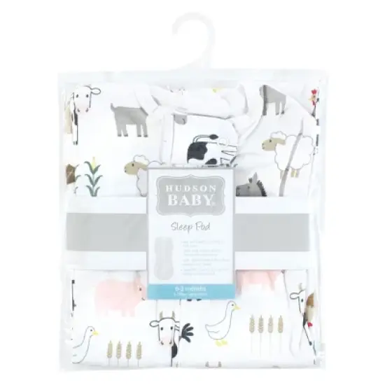 Hudson Baby Sleep Pod, Cute Farm, 0-2 Months image {1}