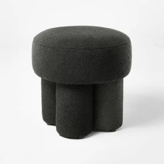 Boucle Fully Upholstered Accent Ottoman Stool - Threshold&trade; image {1}