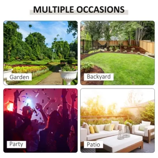 Gulches Wooden Garden Arbor for Climbing Plants with Garden Bench, Garden Arch to Grow Grapes & Vines, Patio Decor & Outdoor, Natural image {3}