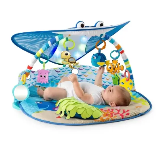 Disney Baby Finding Nemo Mr. Ray Ocean Lights & Music Activity Play Gym image {3}