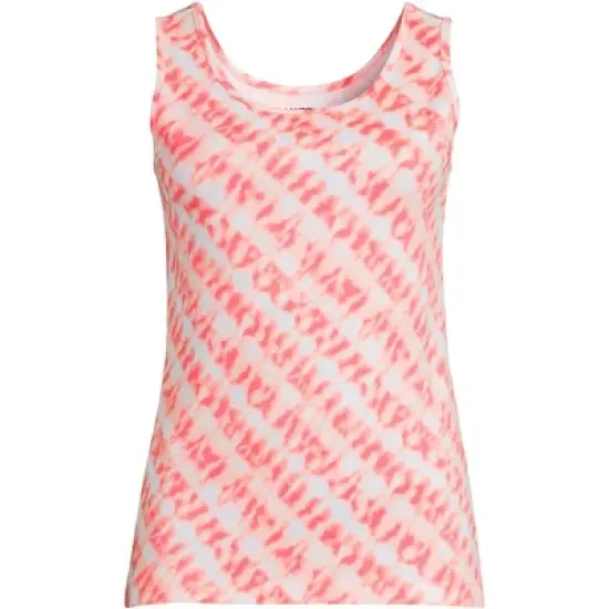 Lands' End Women's Cotton Tank Top image {19}