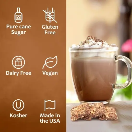 Syruvia English Toffee Syrup - 25.4 fl oz. Premium Flavoring Syrup For Coffee image {3}