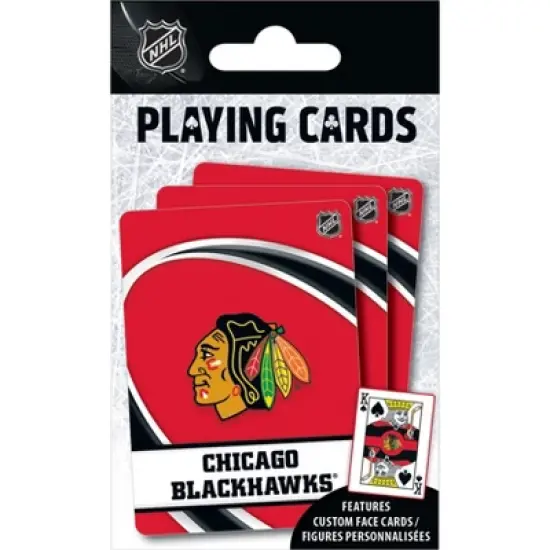 MasterPieces Officially Licensed NHL Chicago Blackhawks Playing Cards - 54 Card Deck for Adults image {5}