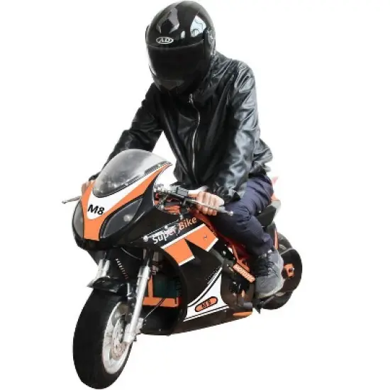 MotoTec 1000w 48v Electric Superbike Black image {5}