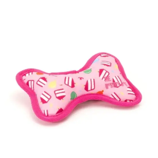 The Worthy Dog Tough Birthday Girl Bone Dog Toy image {1}